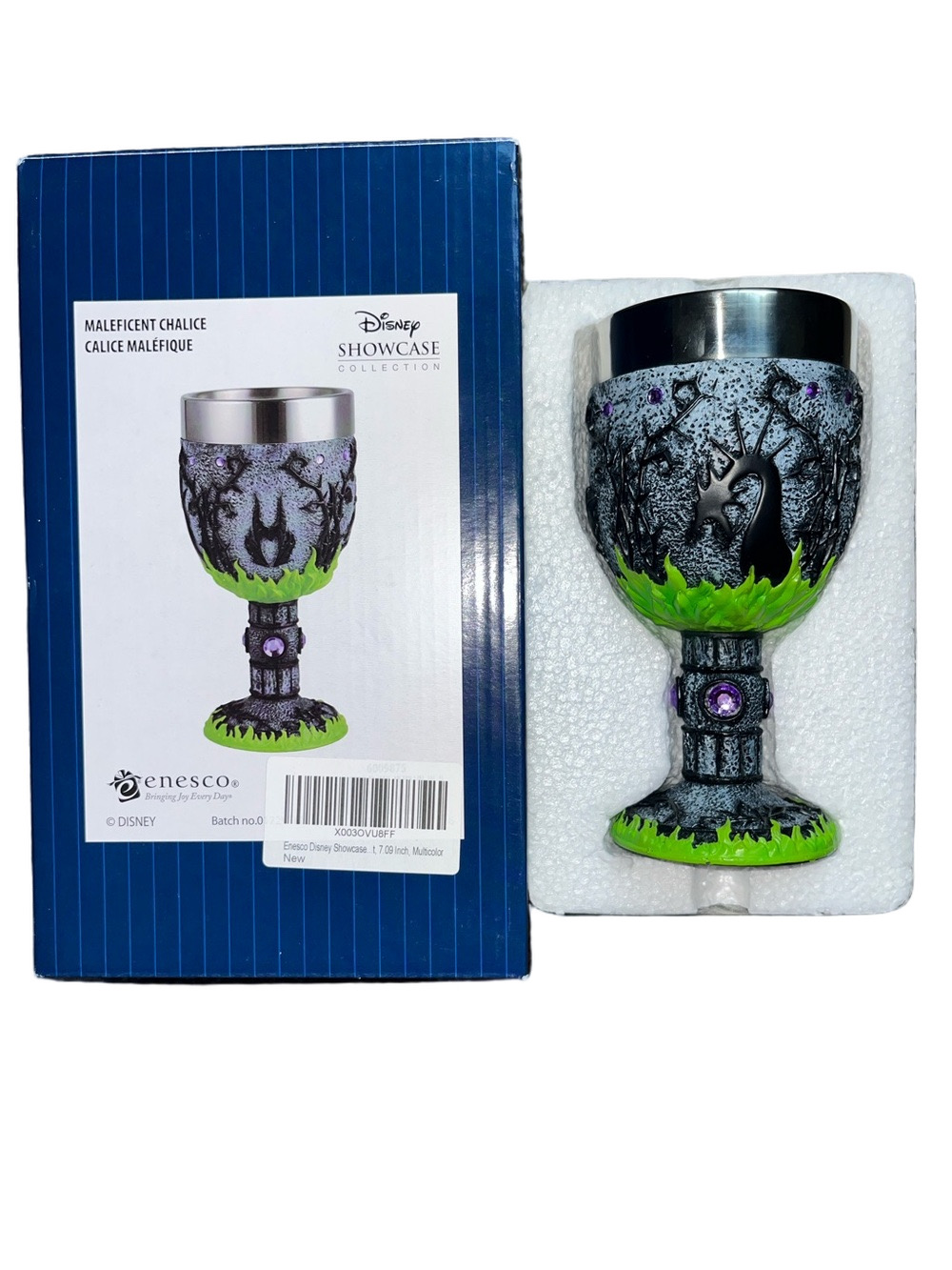 Maleficent Goblet Enesco Disney Showcase Decorative Chalice Goblet